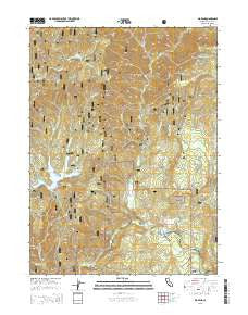 Big Bend California Current topographic map, 1:24000 scale, 7.5 X 7.5 Minute, Year 2015