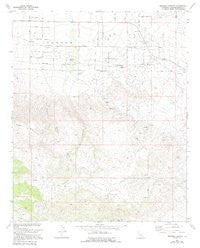 Bighorn Canyon California Historical topographic map, 1:24000 scale, 7.5 X 7.5 Minute, Year 1972