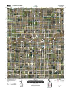 Biola California Historical topographic map, 1:24000 scale, 7.5 X 7.5 Minute, Year 2012