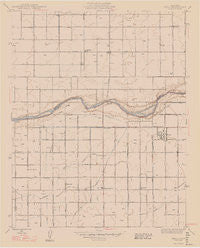 Biola California Historical topographic map, 1:24000 scale, 7.5 X 7.5 Minute, Year 1947