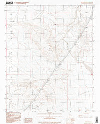 Bitter Spring California Historical topographic map, 1:24000 scale, 7.5 X 7.5 Minute, Year 1996
