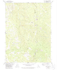 Black Lassic California Historical topographic map, 1:24000 scale, 7.5 X 7.5 Minute, Year 1979