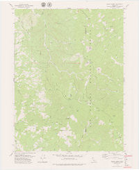 Black Lassic California Historical topographic map, 1:24000 scale, 7.5 X 7.5 Minute, Year 1979