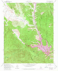 Black Mtn California Historical topographic map, 1:24000 scale, 7.5 X 7.5 Minute, Year 1958