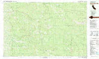 Black Rock Mtn California Historical topographic map, 1:25000 scale, 7.5 X 15 Minute, Year 1981
