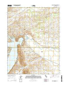 Black Butte Dam California Current topographic map, 1:24000 scale, 7.5 X 7.5 Minute, Year 2015