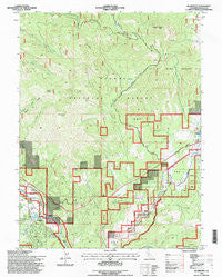 Blairsden California Historical topographic map, 1:24000 scale, 7.5 X 7.5 Minute, Year 1994
