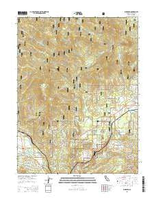 Blairsden California Current topographic map, 1:24000 scale, 7.5 X 7.5 Minute, Year 2015