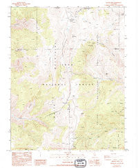 Blanco Mountain California Historical topographic map, 1:24000 scale, 7.5 X 7.5 Minute, Year 1987