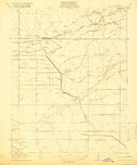Bliss Ranch California Historical topographic map, 1:31680 scale, 7.5 X 7.5 Minute, Year 1918