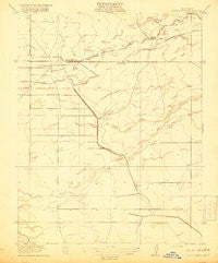 Bliss Ranch California Historical topographic map, 1:31680 scale, 7.5 X 7.5 Minute, Year 1918