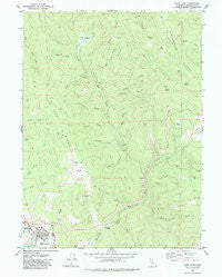 Blue Lake California Historical topographic map, 1:24000 scale, 7.5 X 7.5 Minute, Year 1979