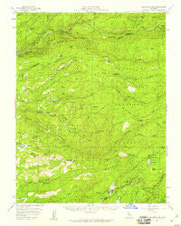 Blue Mountain California Historical topographic map, 1:62500 scale, 15 X 15 Minute, Year 1956