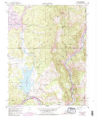 Boca California Historical topographic map, 1:24000 scale, 7.5 X 7.5 Minute, Year 1955