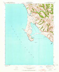 Bodega Head California Historical topographic map, 1:24000 scale, 7.5 X 7.5 Minute, Year 1942