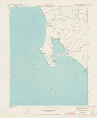 Bodega Head California Historical topographic map, 1:24000 scale, 7.5 X 7.5 Minute, Year 1942