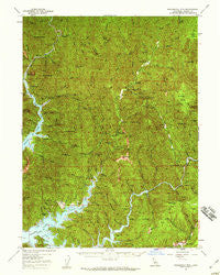 Bollibokka Mtn California Historical topographic map, 1:62500 scale, 15 X 15 Minute, Year 1957