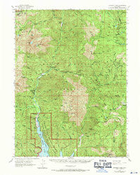 Bonanza King California Historical topographic map, 1:62500 scale, 15 X 15 Minute, Year 1969