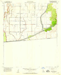 Bonds Corner California Historical topographic map, 1:24000 scale, 7.5 X 7.5 Minute, Year 1957
