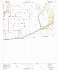 Bonds Corner California Historical topographic map, 1:24000 scale, 7.5 X 7.5 Minute, Year 1957