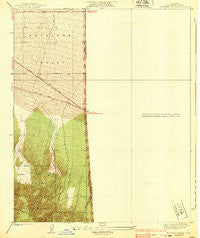 Boneyard Canyon California Historical topographic map, 1:24000 scale, 7.5 X 7.5 Minute, Year 1939