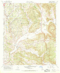 Bonsall California Historical topographic map, 1:24000 scale, 7.5 X 7.5 Minute, Year 1968