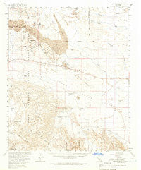 Borrego Mountain California Historical topographic map, 1:62500 scale, 15 X 15 Minute, Year 1960
