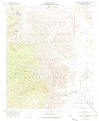 Borrego Palm Canyon California Historical topographic map, 1:24000 scale, 7.5 X 7.5 Minute, Year 1959