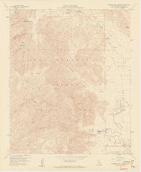 Borrego Palm Canyon California Historical topographic map, 1:24000 scale, 7.5 X 7.5 Minute, Year 1959