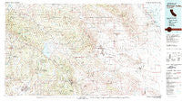 Borrego Valley California Historical topographic map, 1:100000 scale, 30 X 60 Minute, Year 1982