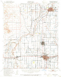Brawley California Historical topographic map, 1:62500 scale, 15 X 15 Minute, Year 1940