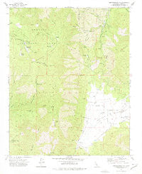 Breckenridge Mtn California Historical topographic map, 1:24000 scale, 7.5 X 7.5 Minute, Year 1972