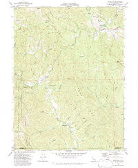 Briceland California Historical topographic map, 1:24000 scale, 7.5 X 7.5 Minute, Year 1969