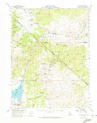 Bridgeport California Historical topographic map, 1:62500 scale, 15 X 15 Minute, Year 1958