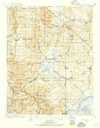 Bridgeport California Historical topographic map, 1:125000 scale, 30 X 30 Minute, Year 1909