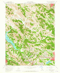 Briones Valley California Historical topographic map, 1:24000 scale, 7.5 X 7.5 Minute, Year 1959
