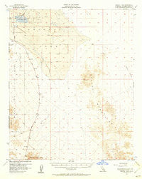 Bristol Lake California Historical topographic map, 1:62500 scale, 15 X 15 Minute, Year 1956