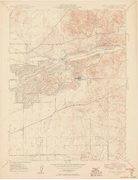 Browns Valley California Historical topographic map, 1:24000 scale, 7.5 X 7.5 Minute, Year 1949