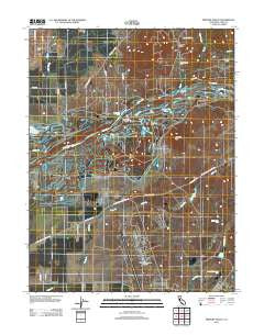 Browns Valley California Historical topographic map, 1:24000 scale, 7.5 X 7.5 Minute, Year 2012
