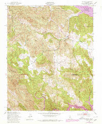 Bryson California Historical topographic map, 1:24000 scale, 7.5 X 7.5 Minute, Year 1949