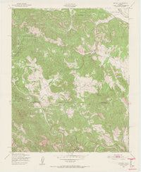 Bryson California Historical topographic map, 1:24000 scale, 7.5 X 7.5 Minute, Year 1949