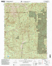 Buck Rock California Historical topographic map, 1:24000 scale, 7.5 X 7.5 Minute, Year 1995
