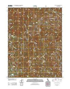 Buck Rock California Historical topographic map, 1:24000 scale, 7.5 X 7.5 Minute, Year 2012