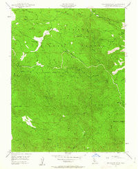 Buckhorn Peak California Historical topographic map, 1:24000 scale, 7.5 X 7.5 Minute, Year 1947