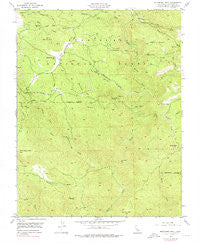 Buckhorn Peak California Historical topographic map, 1:24000 scale, 7.5 X 7.5 Minute, Year 1947
