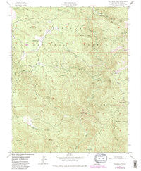 Buckhorn Peak California Historical topographic map, 1:24000 scale, 7.5 X 7.5 Minute, Year 1947
