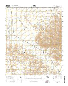 Budweiser Wash California Current topographic map, 1:24000 scale, 7.5 X 7.5 Minute, Year 2015
