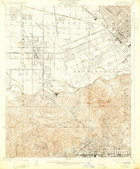 Burbank California Historical topographic map, 1:24000 scale, 7.5 X 7.5 Minute, Year 1926