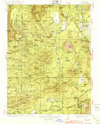 Burney California Historical topographic map, 1:125000 scale, 30 X 30 Minute, Year 1939