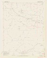 Burnt Peak California Historical topographic map, 1:24000 scale, 7.5 X 7.5 Minute, Year 1958